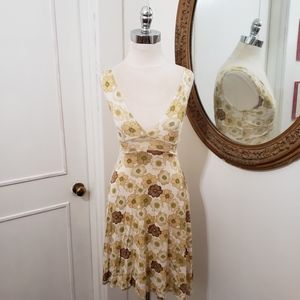 70s floral print Mini Dress
